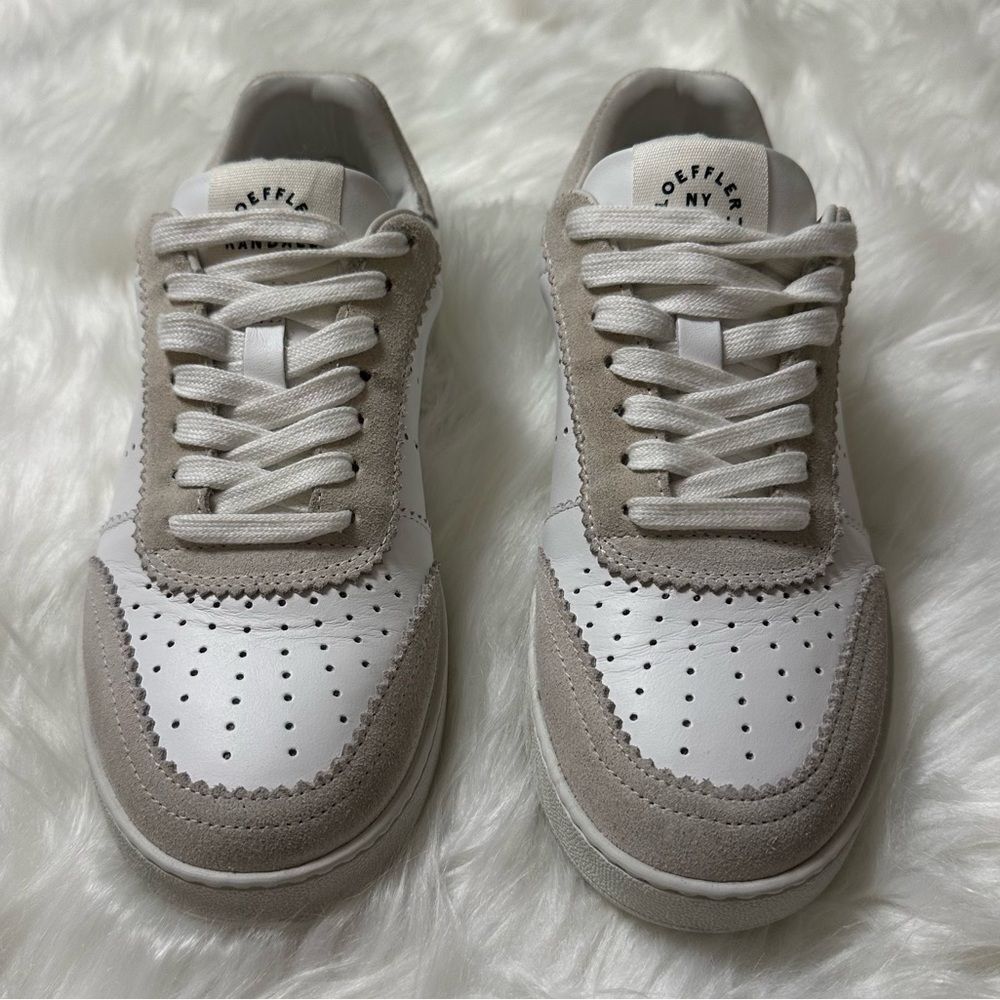 Loeffler Randall Keeley Leather Low-Top Sneakers - Picture 2 of 12